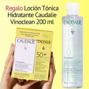 Caudalie cofre vinoperfect+spf50 + REGALO VINOCLEAN 200ml